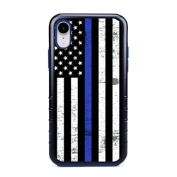 
Guard Dog Hero Thin Blue Line Cases for iPhone XR , Black / Blue