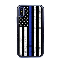 
Guard Dog Hero Thin Blue Line Cases for iPhone XS Max , Black / Blue