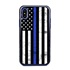 Guard Dog Hero Thin Blue Line Cases for iPhone XS Max , Black / Blue
