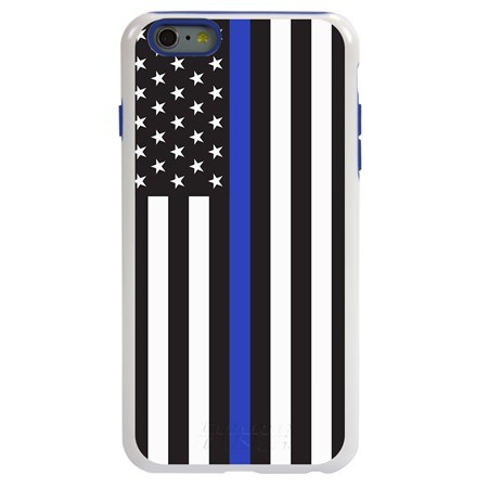 Guard Dog Honor Thin Blue Line Cases for iPhone 6 Plus / 6s Plus , white / Blue
