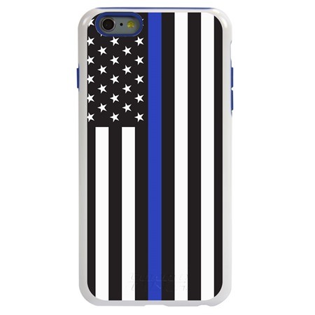 Guard Dog Honor Thin Blue Line Cases for iPhone 6 Plus / 6s Plus , white / Blue
