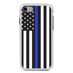 
Guard Dog Honor Thin Blue Line Cases for iPhone 7/8/SE , white / Blue