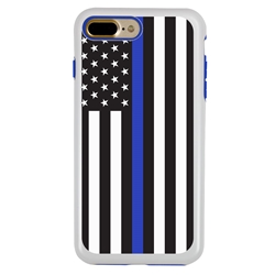 
Guard Dog Honor Thin Blue Line Cases for iPhone 7 Plus / 8 Plus , white / Blue