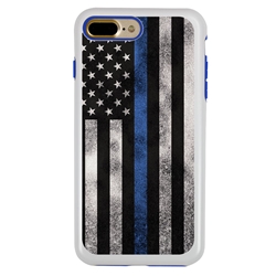 
Guard Dog Legend Thin Blue Line Cases for iPhone 7 Plus / 8 Plus , white / Blue