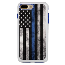 
Guard Dog Legend Thin Blue Line Cases for iPhone 7 Plus / 8 Plus , white / Blue