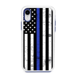 
Guard Dog Hero Thin Blue Line Cases for iPhone XR , white / Blue