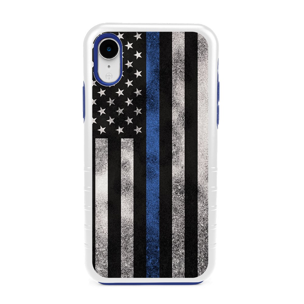 Guard Dog Legend Thin Blue Line Cases for iPhone XR with Guard Glass