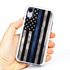 Guard Dog Legend Thin Blue Line Cases for iPhone XR , white / Blue
