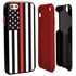 Guard Dog Honor Thin Red Line Cases for iPhone 6 / 6s , Black / Red
