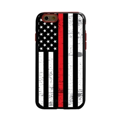 
Guard Dog Hero Thin Red Line Cases for iPhone 6 / 6s , Black / Red