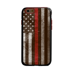 
Guard Dog Legend Thin Red Line Cases for iPhone 6 / 6s , Black / Red