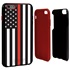 Guard Dog Honor Thin Red Line Cases for iPhone 6 Plus / 6s Plus , Black / Red
