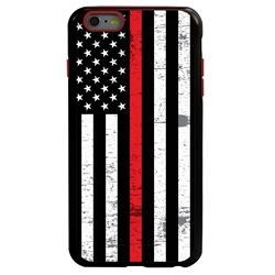 
Guard Dog Hero Thin Red Line Cases for iPhone 6 Plus / 6s Plus , Black / Red