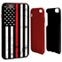Guard Dog Hero Thin Red Line Cases for iPhone 6 Plus / 6s Plus , Black / Red
