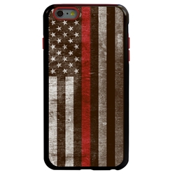 
Guard Dog Legend Thin Red Line Cases for iPhone 6 Plus / 6s Plus , Black / Red