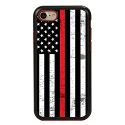 
Guard Dog Hero Thin Red Line Cases for iPhone 7/8/SE , Black / Red