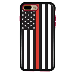 
Guard Dog Honor Thin Red Line Cases for iPhone 7 Plus / 8 Plus , Black / Red