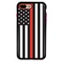 Guard Dog Honor Thin Red Line Cases for iPhone 7 Plus / 8 Plus , Black / Red
