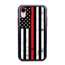 
Guard Dog Hero Thin Red Line Cases for iPhone XR , Black / Red