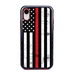 
Guard Dog Hero Thin Red Line Cases for iPhone XR , Black / Red