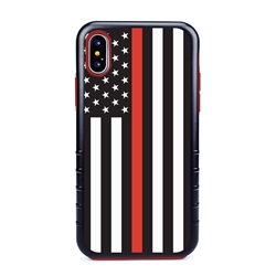 
Guard Dog Honor Thin Red Line Cases for iPhone XS Max , Black / Red