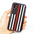 Guard Dog Honor Thin Red Line Cases for iPhone XS Max , Black / Red
