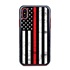 Guard Dog Hero Thin Red Line Cases for iPhone XS Max , Black / Red
