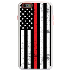 
Guard Dog Hero Thin Red Line Cases for iPhone 6 Plus / 6s Plus , White / Red