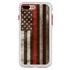 Guard Dog Legend Thin Red Line Cases for iPhone 7 Plus / 8 Plus , White / Red
