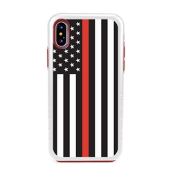 
Guard Dog Honor Thin Red Line Cases for iPhone X / XS, White / Red