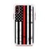 Guard Dog Hero Thin Red Line Cases for iPhone X / XS with Guard Glass Screen Protector, White / Red
