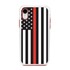 Guard Dog Honor Thin Red Line Cases for iPhone XR , White / Red
