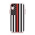 Guard Dog Honor Thin Red Line Cases for iPhone XR , White / Red
