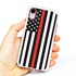 Guard Dog Honor Thin Red Line Cases for iPhone XR , White / Red
