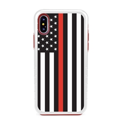 
Guard Dog Honor Thin Red Line Cases for iPhone XS Max , White / Red