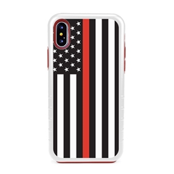 
Guard Dog Honor Thin Red Line Cases for iPhone XS Max , White / Red