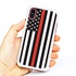 Guard Dog Honor Thin Red Line Cases for iPhone XS Max , White / Red
