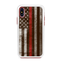 
Guard Dog Legend Thin Red Line Cases for iPhone XS Max , White / Red