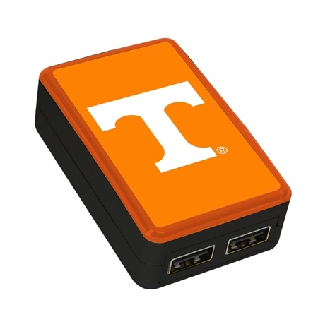 QuikVolt Tennessee Volunteers WP-200X Classic Dual-Port USB Wall Charger
