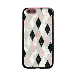 
Guard Dog Pink Hybrid Cases for iPhone 6 / 6S , Black and Pink Argyle, Black/Pink Silicone
