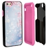 Guard Dog Pink Hybrid Cases for iPhone 6 / 6S , Pink Morning Petals, Black/Pink Silicone
