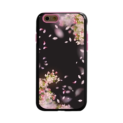 
Guard Dog Pink Hybrid Cases for iPhone 6 / 6S , Pink Spring Blossoms, Black/Pink Silicone