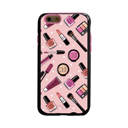 
Guard Dog Pink Hybrid Cases for iPhone 6 / 6S , Pretty Pink Cosmetics, Black/Pink Silicone