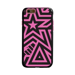 
Guard Dog Pink Hybrid Cases for iPhone 6 / 6S , Pink Glitz and Glam, Black/Pink Silicone