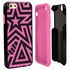 Guard Dog Pink Hybrid Cases for iPhone 6 / 6S , Pink Glitz and Glam, Black/Pink Silicone
