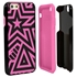 Guard Dog Pink Hybrid Cases for iPhone 6 / 6S , Pink Glitz and Glam, Black/Pink Silicone
