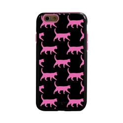
Guard Dog Pink Hybrid Cases for iPhone 6 / 6S , Pink Catitude, Black/Pink Silicone
