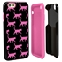 Guard Dog Pink Hybrid Cases for iPhone 6 / 6S , Pink Catitude, Black/Pink Silicone
