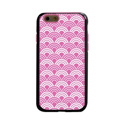 
Guard Dog Pink Hybrid Cases for iPhone 6 / 6S , Pink Fan Print, Black/Pink Silicone