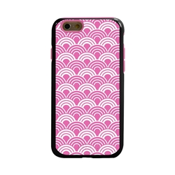 
Guard Dog Pink Hybrid Cases for iPhone 6 / 6S , Pink Fan Print, Black/Pink Silicone